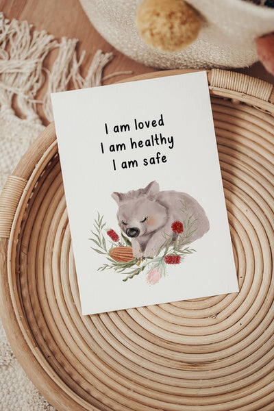 Kids Affirmation Cards - Australian Animals
