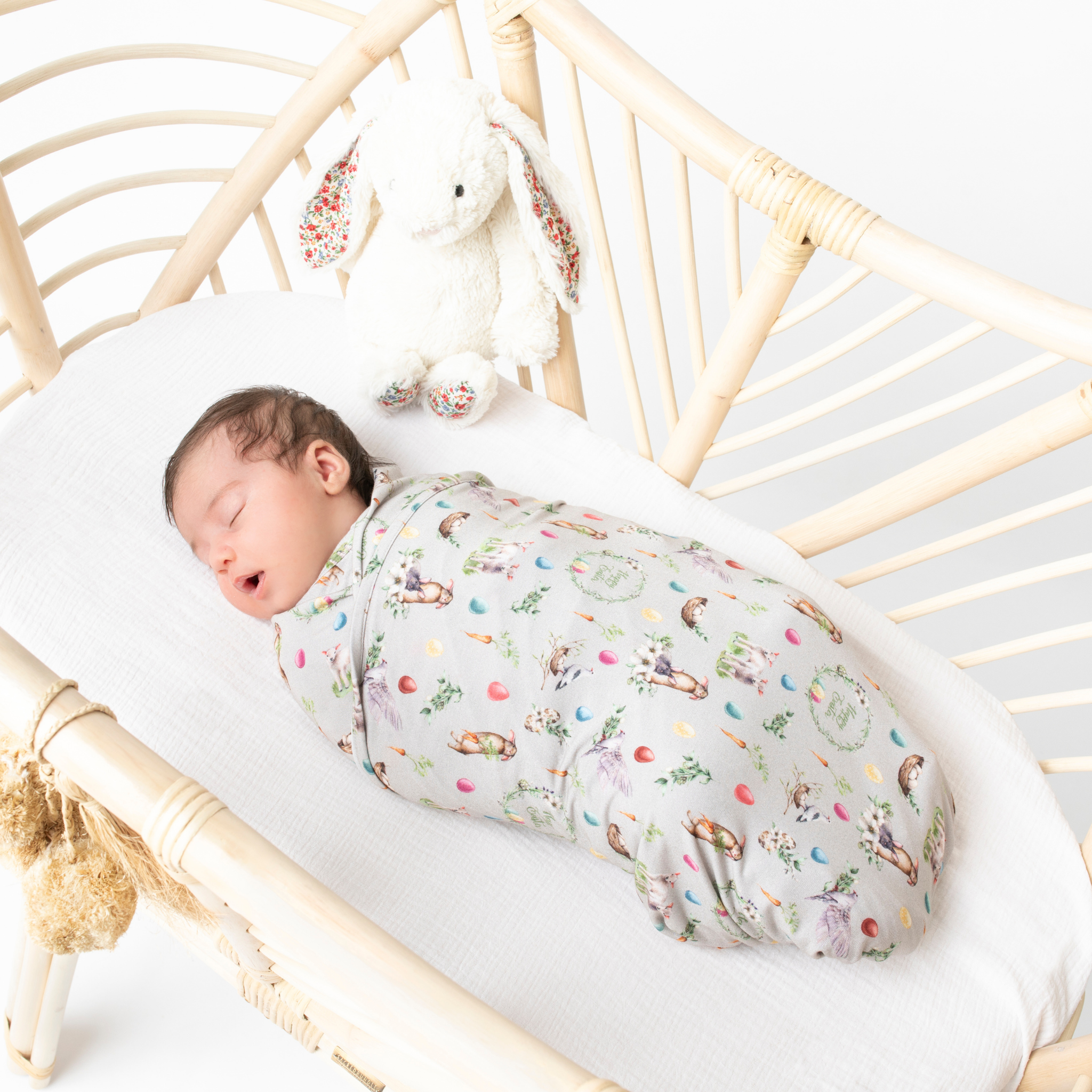 Limited Edition "Arley" Happy Easter - Bamboo Jersey Swaddle