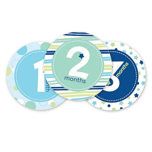Pearhead - First Year  Milestone Stickers - Blue
