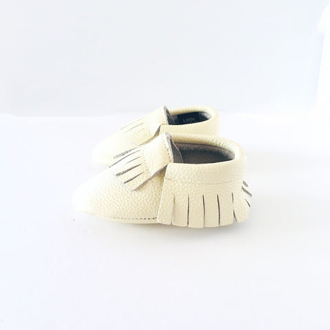 Little Leather - Classic Cream - Soft Soled Shoes