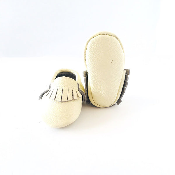 Little Leather - Classic Cream - Soft Soled Shoes