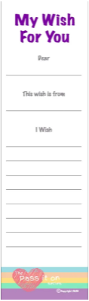 My Wish For You Bookmark