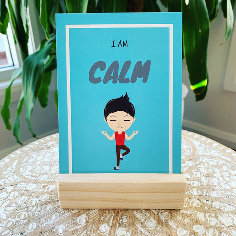 Bespoke Timber Stand for Affirmation Cards