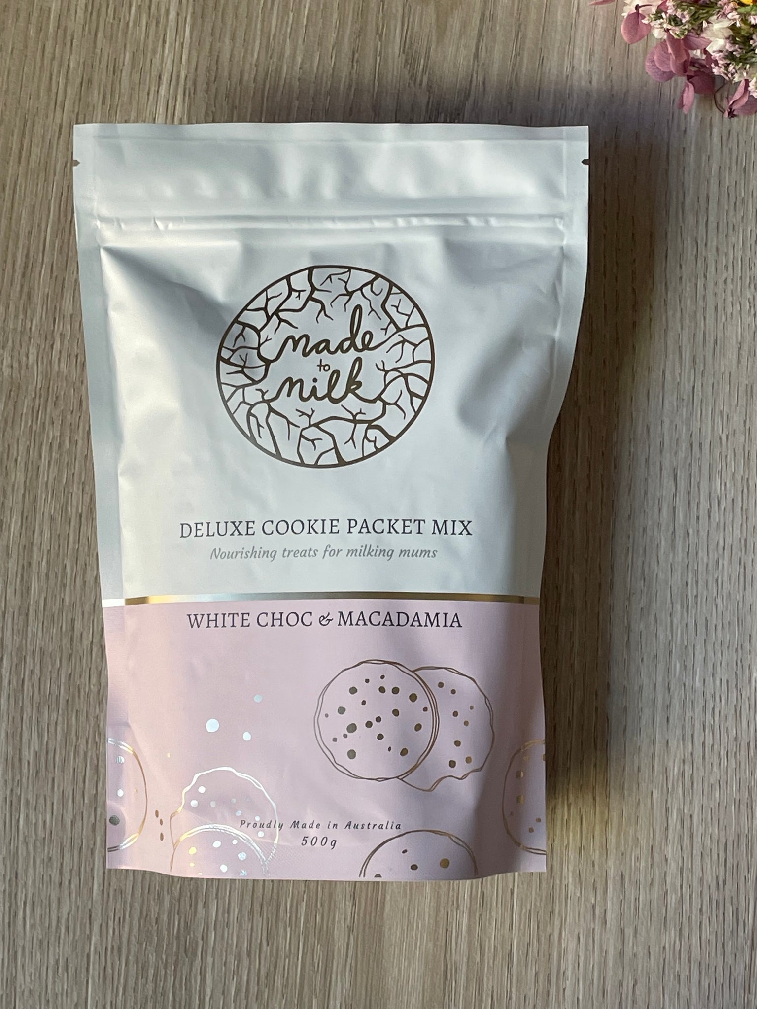 White Chocolate & Macadamia Lactation Cookie - Packet Mix