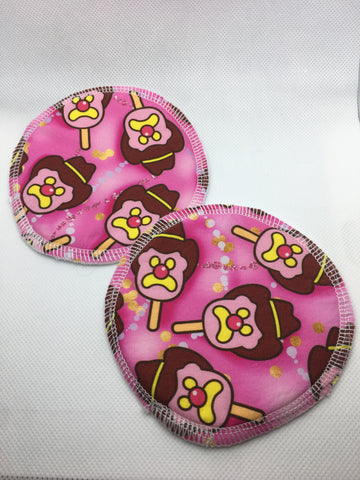 Reusable Breast Pads - Bubble ‘O Bill - PINK