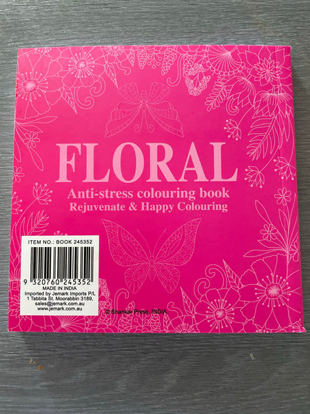 Anti-stress Colouring Book - Floral