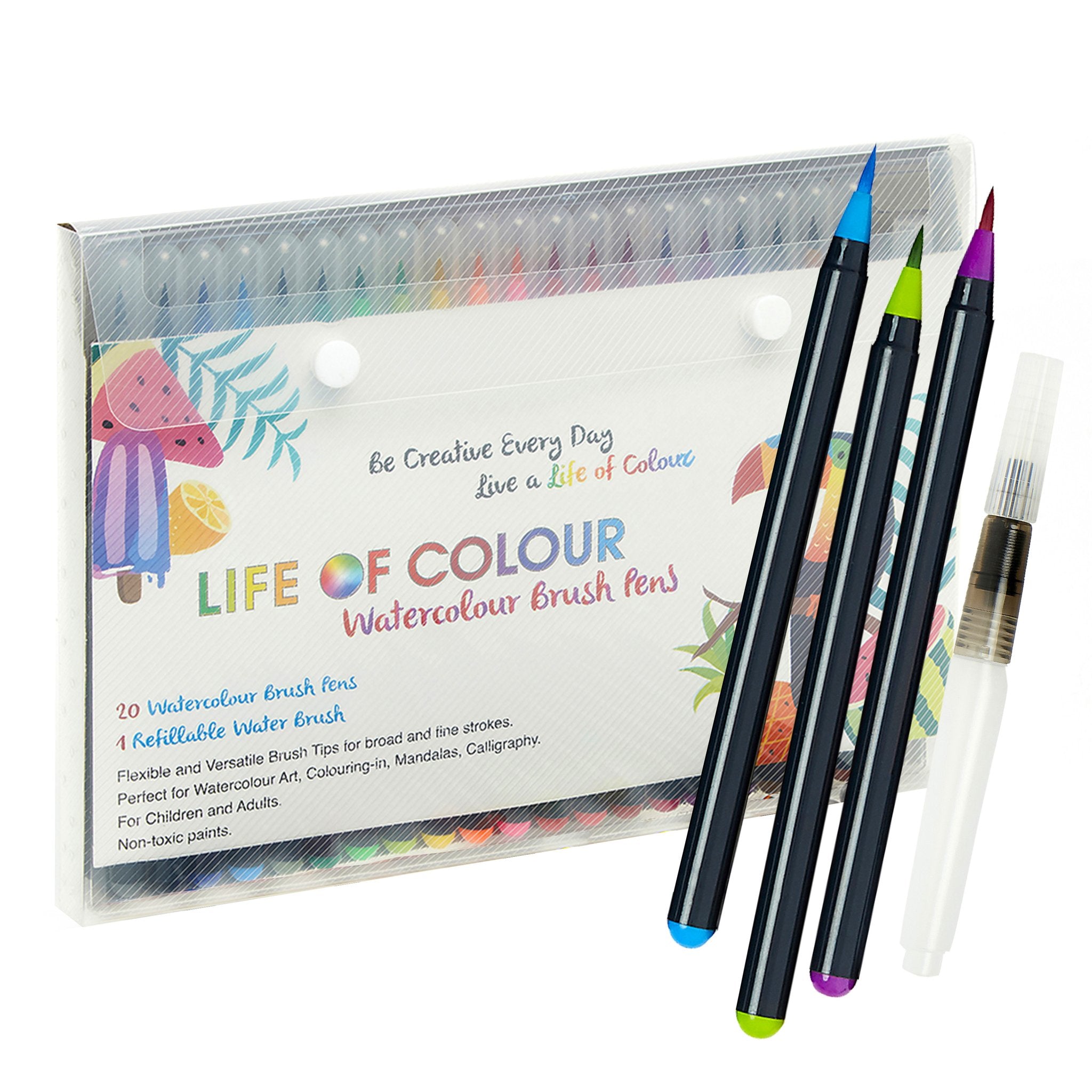Watercolour Brush Pens Set