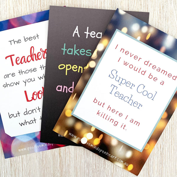 Affirmation Cards - Teacher Gift